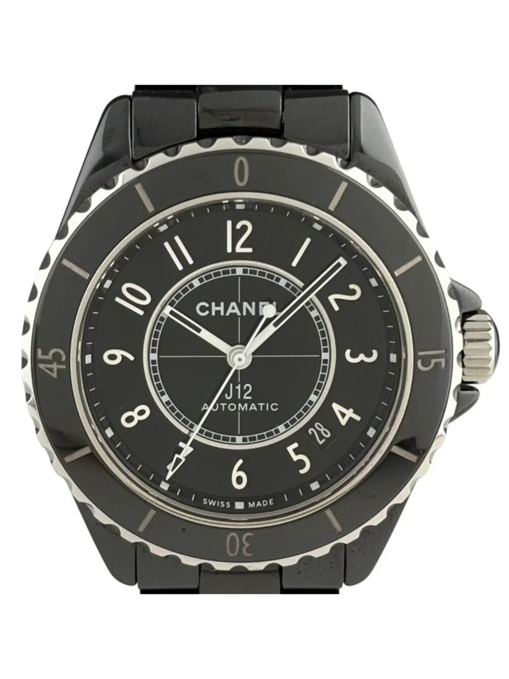 Chanel Watch Ceramic Automatic Black